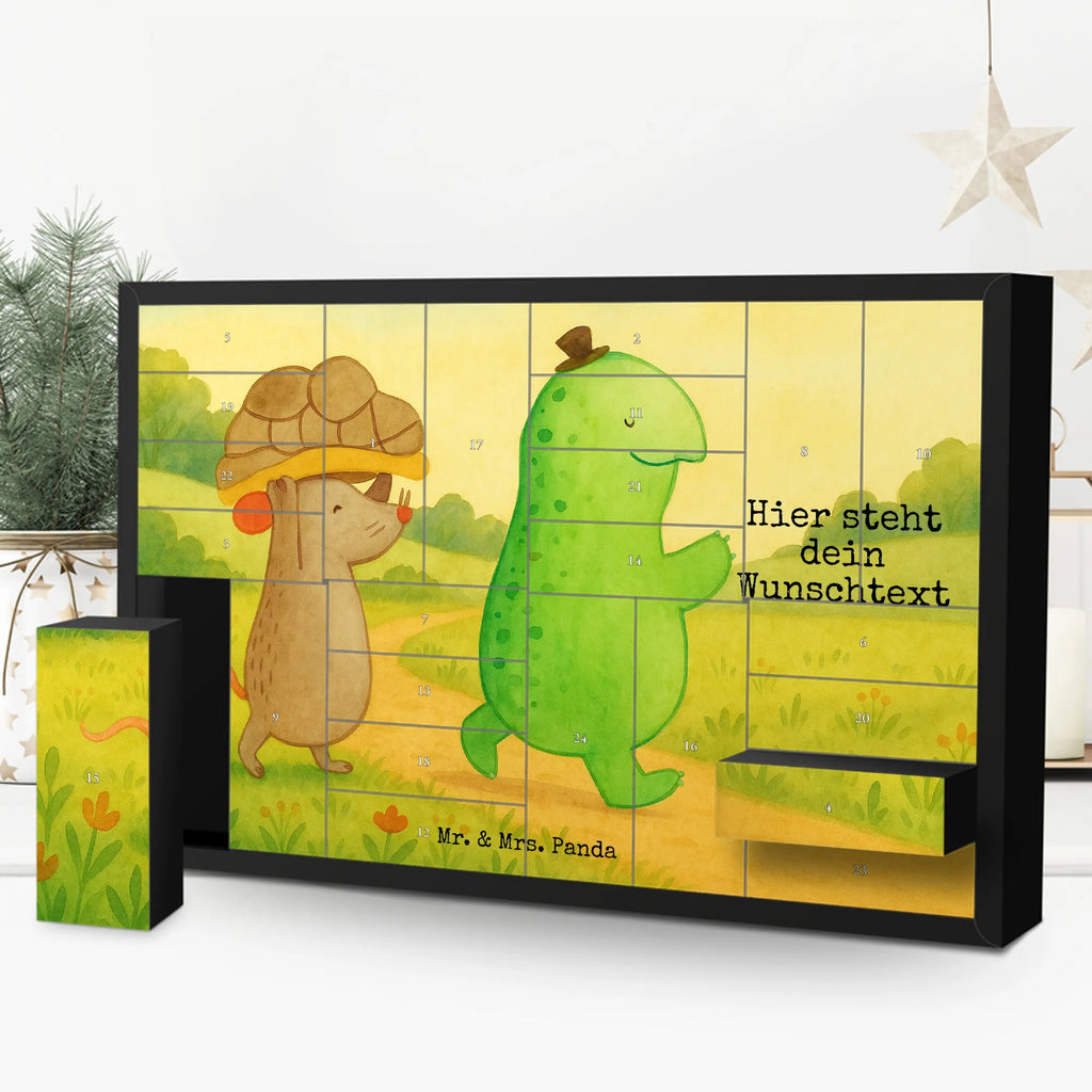 Personalisierter Befüllbarer Adventskalender Schildkröte Maus Design Befüllbarer Adventskalender, Adventskalender Zum Selbst Befüllen, Schildkröte, Freunde, Beste Freundinnen, Freundinnen, Maus, Beste Freunde