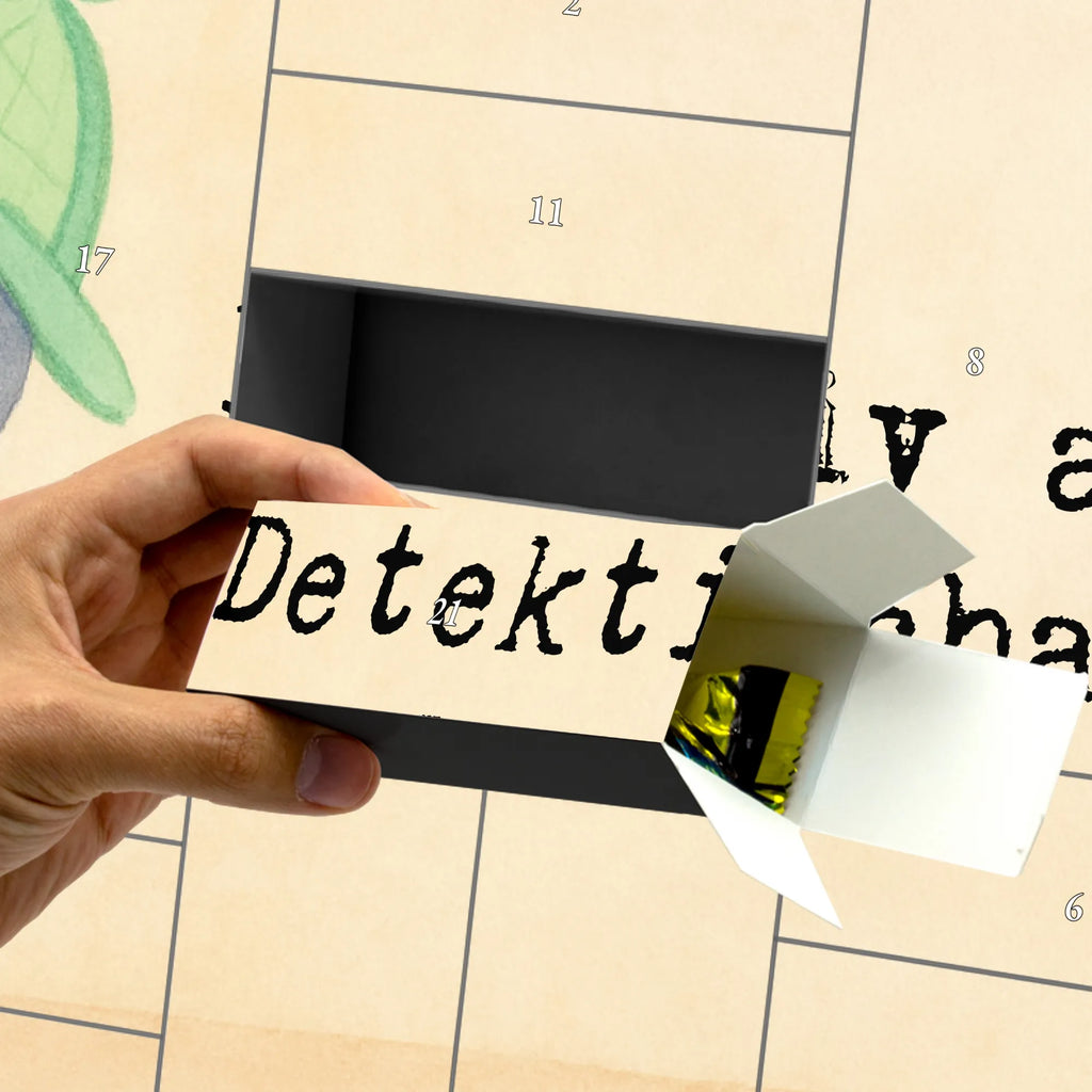 Fillable advent calendar Detective passion Design gift, sayings, gift idea, best, farewell gift, passing exam, anniversary, retirement, promotion, job start, profession