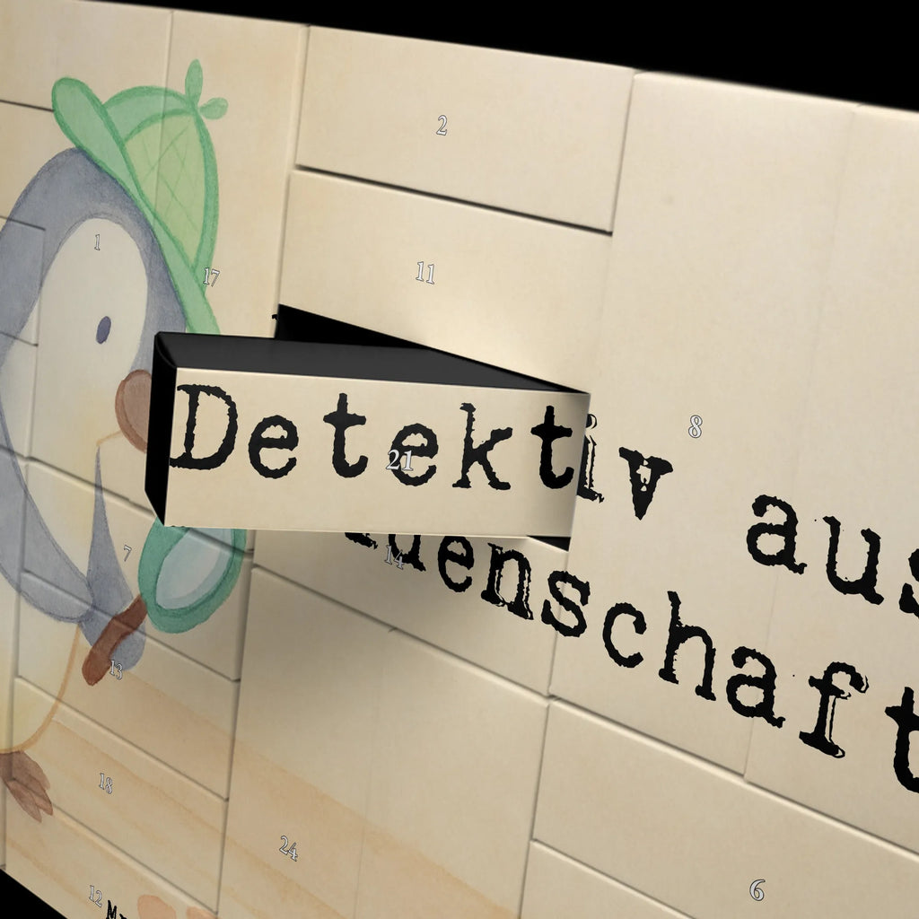 Fillable advent calendar Detective passion Design gift, sayings, gift idea, best, farewell gift, passing exam, anniversary, retirement, promotion, job start, profession