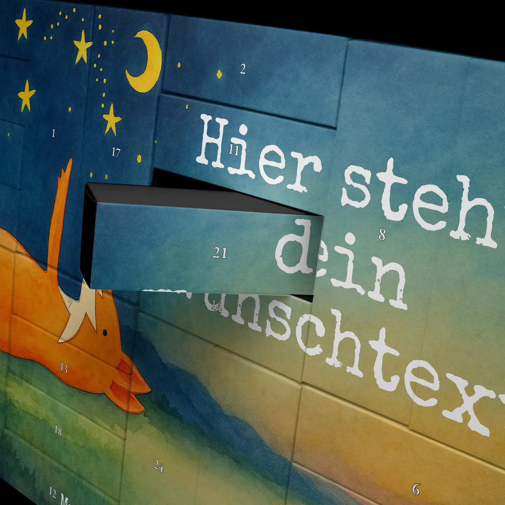 Personalisierter Befüllbarer Adventskalender Fuchs Sterne Design Befüllbarer Adventskalender, Adventskalender Zum Selbst Befüllen, Fuchs, Romantik, Always Look On The Bright Side Of Life, Spruch schön, Spruch Positiv, Tröstende Worte, Füchse