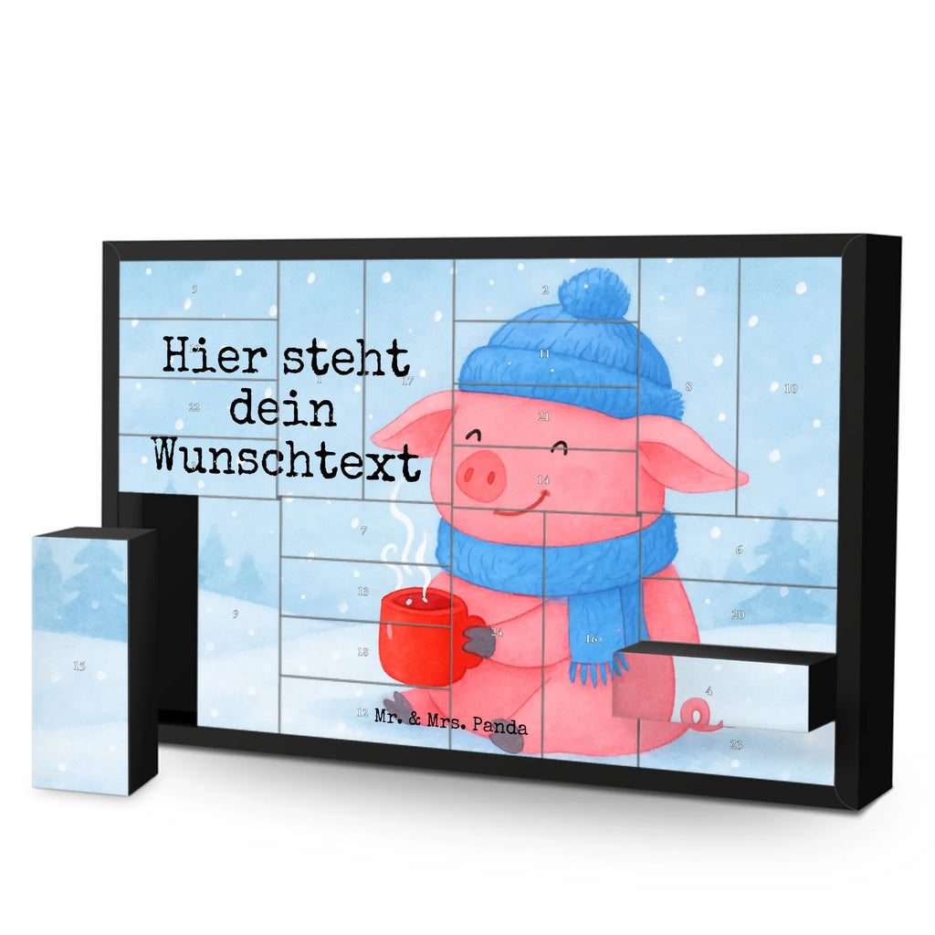 Personalisierter Befüllbarer Adventskalender Schweinchen Glühwein Design Adventskalender Zum Selbst Befüllen, Befüllbarer Adventskalender, Weihnachten, Winter, Weihnachtsdeko, Nikolaus, Advent, Heiligabend, Wintermotiv, Weihnachtsmarkt, Betrunken, Glühwein, Spruch