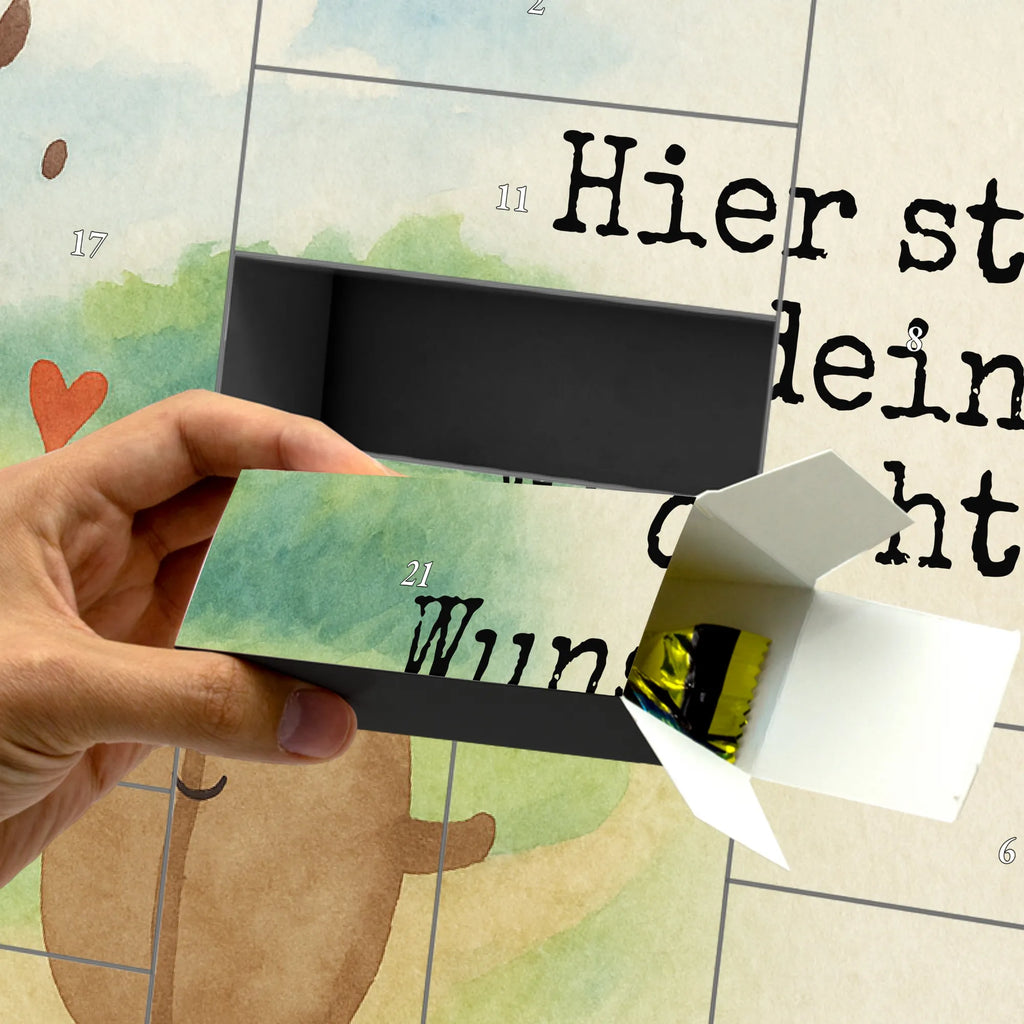 Personalisierter Befüllbarer Adventskalender Kaffee Bohne Design Befüllbarer Adventskalender, Adventskalender Zum Selbst Befüllen, Lustige Sprüche, Tiere, Tiermotive, Gute Laune, Glück, Genuss, Zufriedenheit, Kaffee, Kaffeebohne