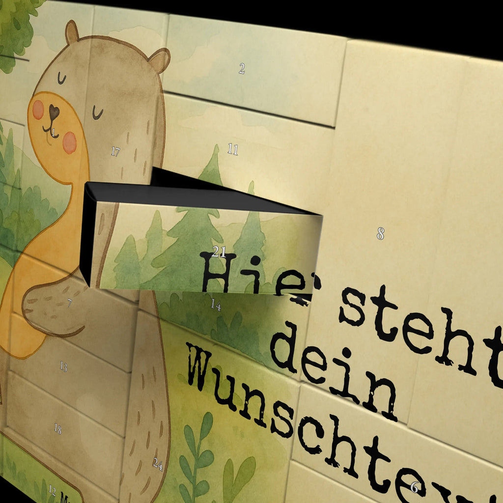 Personalisierter Befüllbarer Adventskalender Otter Bauch Design Befüllbarer Adventskalender, Adventskalender Zum Selbst Befüllen, Otter, Fischotter, Seeotter, Otter Seeotter See Otter