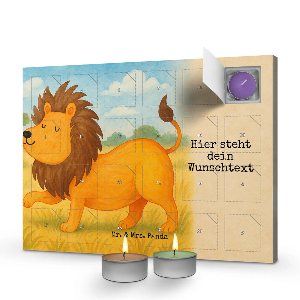 Personalisierter Duftkerzen Adventskalender Sternzeichen Löwe Design Personalisierter Duftkerzen Adventskalender, Sternzeichen, Tierkreiszeichen, Horoskop, Astrologie, Aszendent, Löwe Sternzeichen, Geburtstag August, Geburtstag Juli, Geschenk August, Geschenk Juli, König Der Tiere, Löwe Geschenk