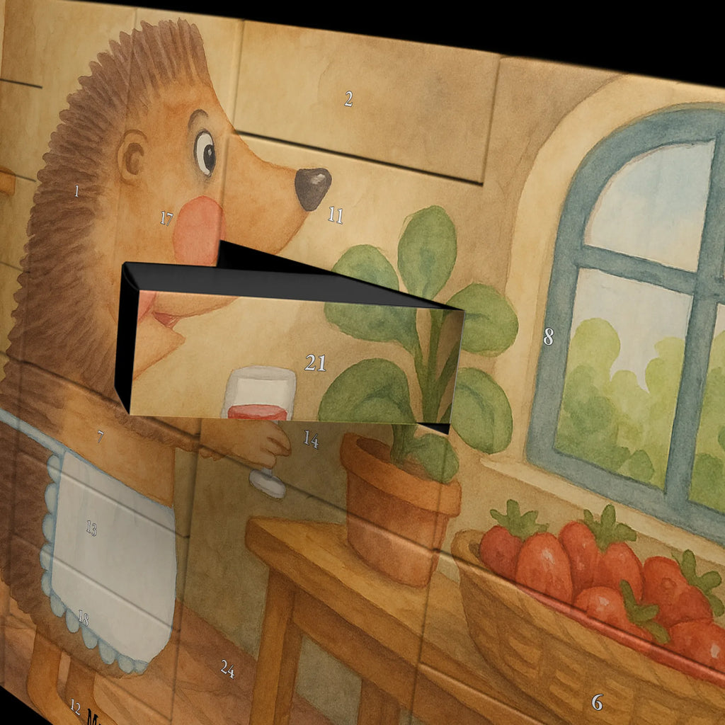 Fillable advent calendar Hedgehog wine Design self filling, Advent calendar, Advent calendar 2020, Advent calendar women, Advent calendar men, small animals, cute, funny, cute animal motives, hand drawn, small world, funny sayings, good mood, happy, gifts, gift ideas, special gifts, animal lover, card, wine glass, gift wine lover, hedgehog, gift wine drinker, red wine, wine saying, wine decoration, drinking wine, white wine