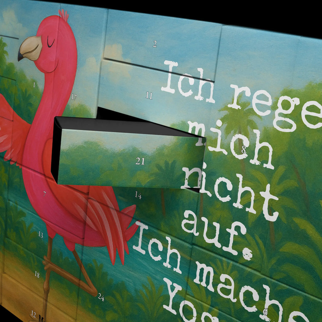 Fillable advent calendar flamingo yoga Design children, gifts, gift idea, funny sayings, pink bird, bird of paradise, red, flamingo decoration, gift pink, adults, flamingo fans, vacation, unusual gifts in pink, pink gifts, girls gifts, small gifts, Caribbean feeling, deep relaxation, agitation, relaxation, mindfulness, bird, anger, yoga exercise