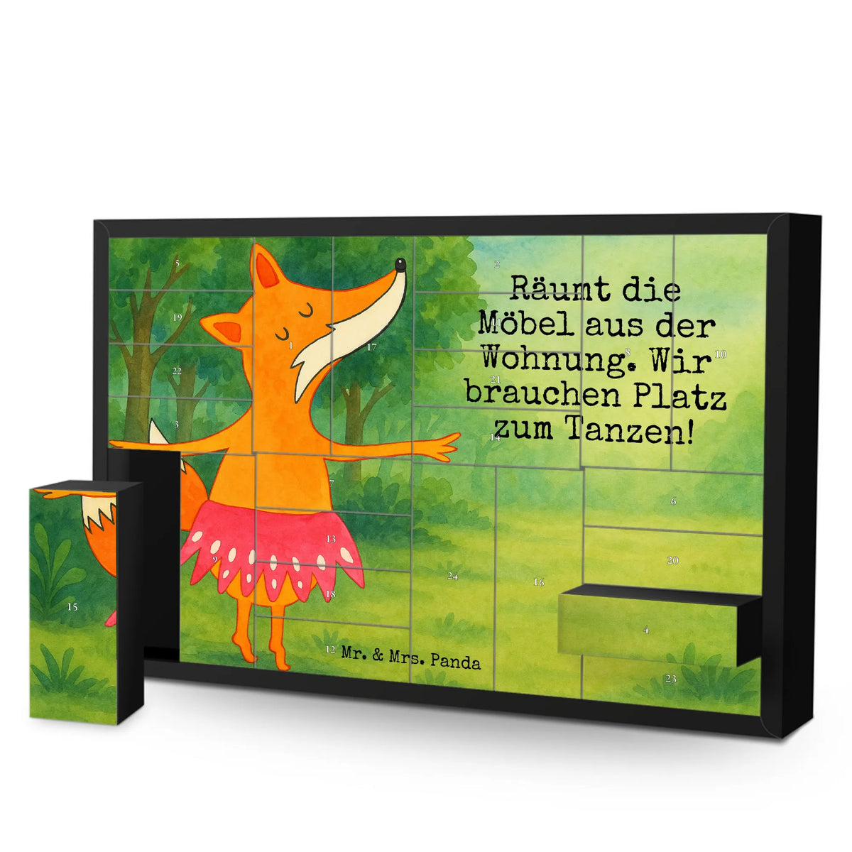  Lis baletnica Design Kalender Zum Befüllen, Leerer Adventskalender, Schachtel Adventskalender, Bastel Adventskalender, Diy Adventskalender, Weihnachtskalender, Geschenkekalender, Adventskalender Schachtel, Adventskalender Box, Adventskalender, selbstbefüllbarer adventskalender, diy weihnachtskalender, Fuchs, Geburtstag, Füchsin, Füchse, Tänzerin, Ballerina, Tanzen, Party, Ballett, Einladung, Fuchs Spruch