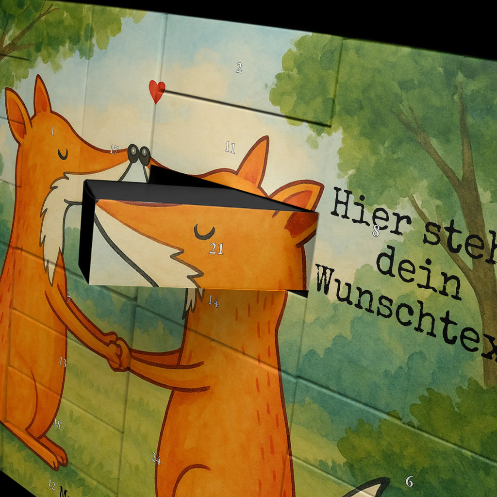 Personalisierter Befüllbarer Adventskalender Füchse Liebe Design Adventskalender Zum Selbst Befüllen, Befüllbarer Adventskalender, Fuchs, Ehemann, Liebe, Paar, Freundin, Füchse, Liebesbeweis, Liebespaar, Fox, Ehefrau, Partner, Freund, Verlobte, Ehe