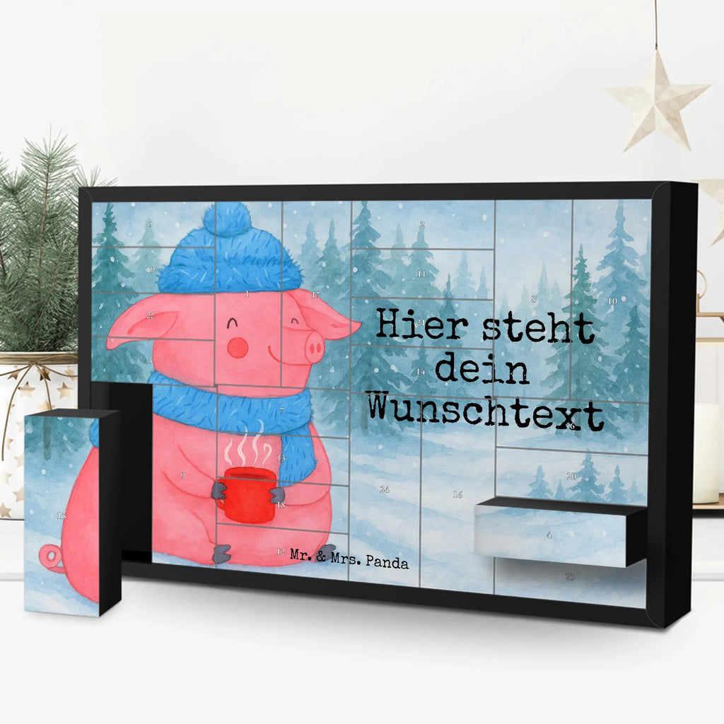 Personalisierter Befüllbarer Adventskalender Schwein Glühwein Design Befüllbarer Adventskalender, Adventskalender Zum Selbst Befüllen, Weihnachten, Winter, Weihnachtsdeko, Nikolaus, Advent, Heiligabend, Wintermotiv, Weihnachtsmarkt, Glühwein, Punsch, Glühschwein