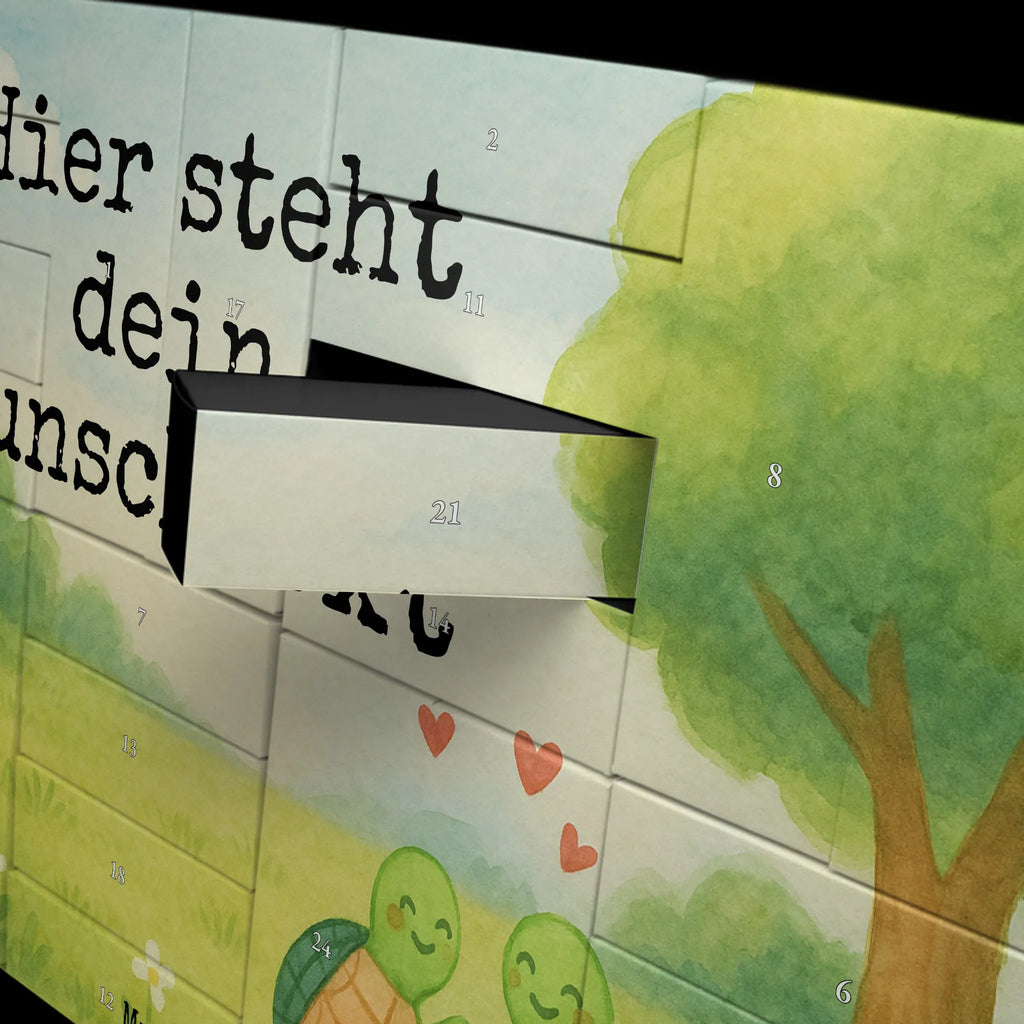 Personalisierter Befüllbarer Adventskalender Schildkröten Paar Design Adventskalender Zum Selbst Befüllen, Befüllbarer Adventskalender, Freundin, Freund, Liebe, Liebesgeschenk, Jahrestag, Verlobung, Partner, Ehemann, Ehefrau, Heiraten, Heiratsantrag, Hocheitstag, Mitbringsel, Liebesbeweis, für Männer, Geschenk für Freundin, Hochzeitstag, für Ehemann, Geschenk für Partner, Valentinstag, Geschenk für Frauen