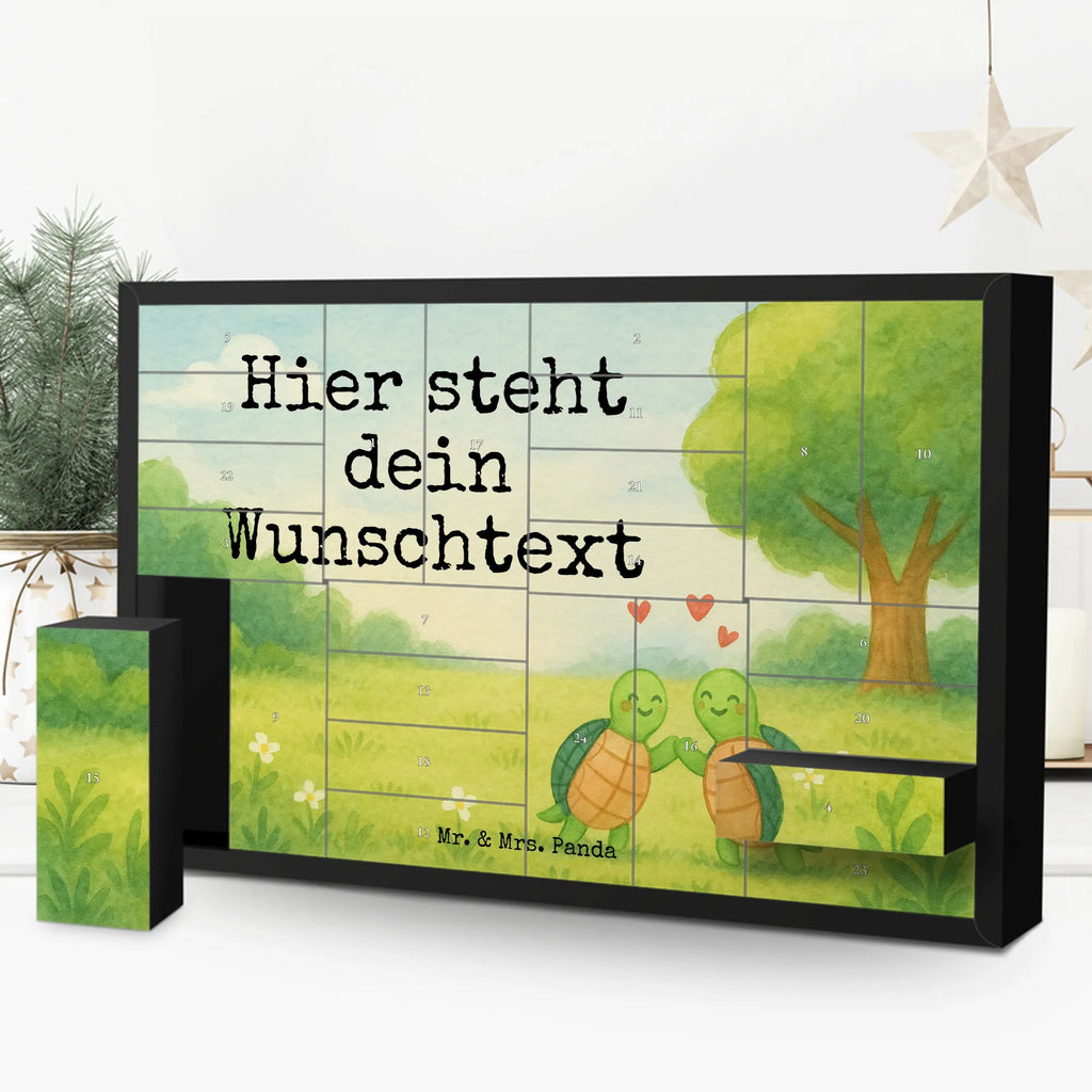 Personalisierter Befüllbarer Adventskalender Schildkröten Paar Design Adventskalender Zum Selbst Befüllen, Befüllbarer Adventskalender, Freundin, Freund, Liebe, Liebesgeschenk, Jahrestag, Verlobung, Partner, Ehemann, Ehefrau, Heiraten, Heiratsantrag, Hocheitstag, Mitbringsel, Liebesbeweis, für Männer, Geschenk für Freundin, Hochzeitstag, für Ehemann, Geschenk für Partner, Valentinstag, Geschenk für Frauen