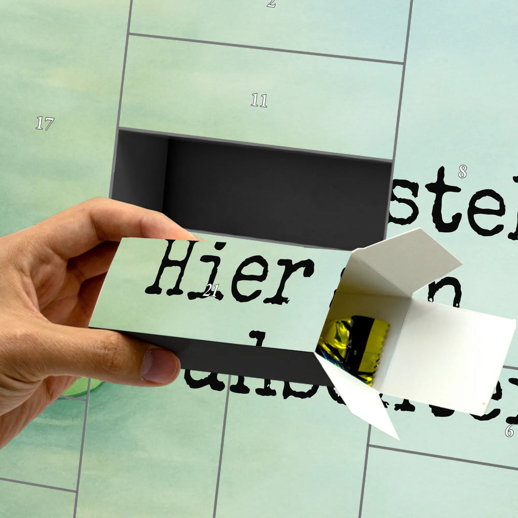 Personalisierter Befüllbarer Adventskalender Otter Seerose Design Adventskalender Zum Selbst Befüllen, Befüllbarer Adventskalender, Otter, Fischotter, Seeotter, Otter Seeotter See Otter