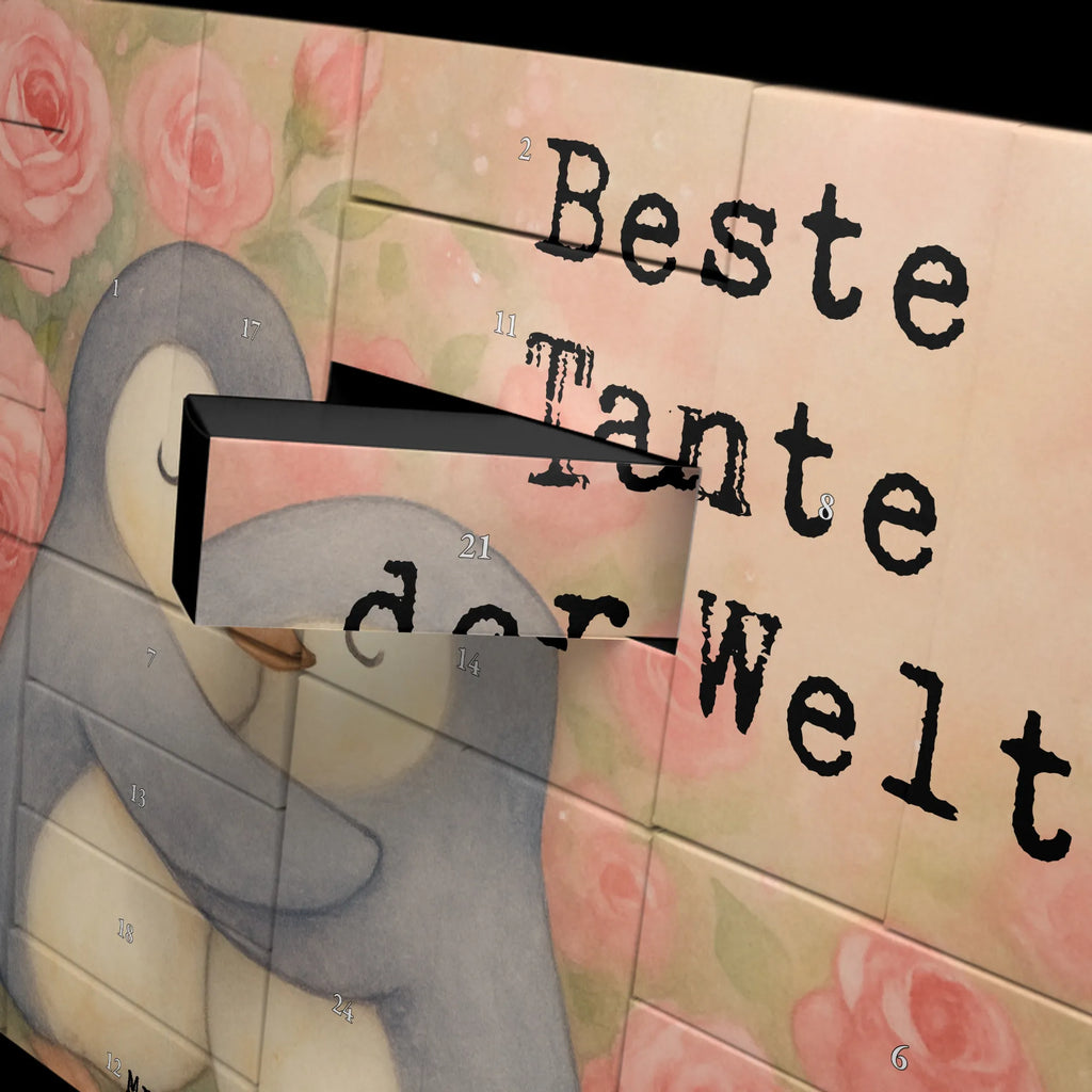 Fillable advent calendar penguin best aunt in the world Design gift, birthday, gift idea, birthday present, giving, thank you, for, make you happy, gift tip, nephew, little thing, Aunt, baptism, favorite aunt, niece, christening partner, godfather aunt, godmother