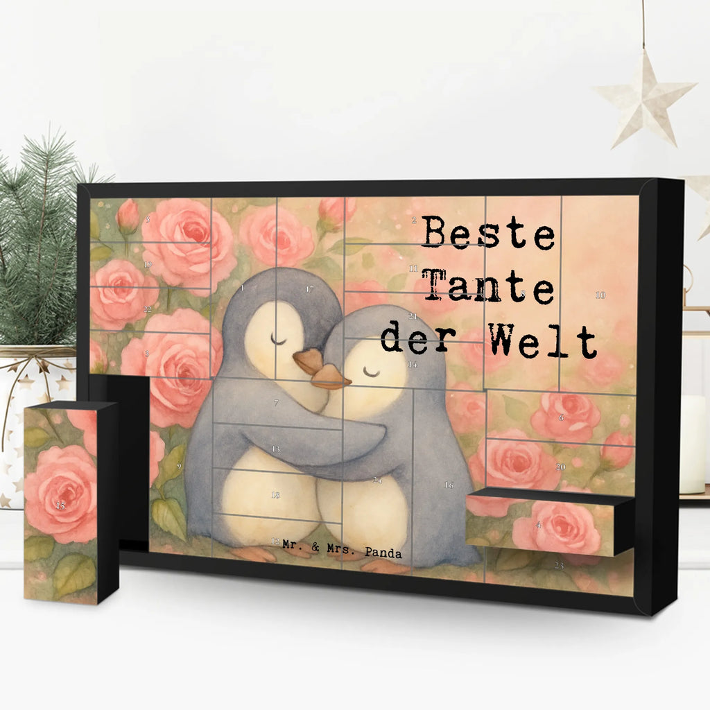 Fillable advent calendar penguin best aunt in the world Design gift, birthday, gift idea, birthday present, giving, thank you, for, make you happy, gift tip, nephew, little thing, Aunt, baptism, favorite aunt, niece, christening partner, godfather aunt, godmother