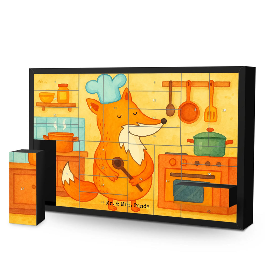 Fillable advent calendar Fox A cook Design self filling, Advent calendar 2020, Advent calendar men, Advent calendar, Advent calendar women, fox, foxes, forest wildlife, clever as a fox, animal lover, Kitchen slogan, Baker, Kitchen decoration, Slogan funny, Fox, Chefs, funny, Cook gift, Party slogan