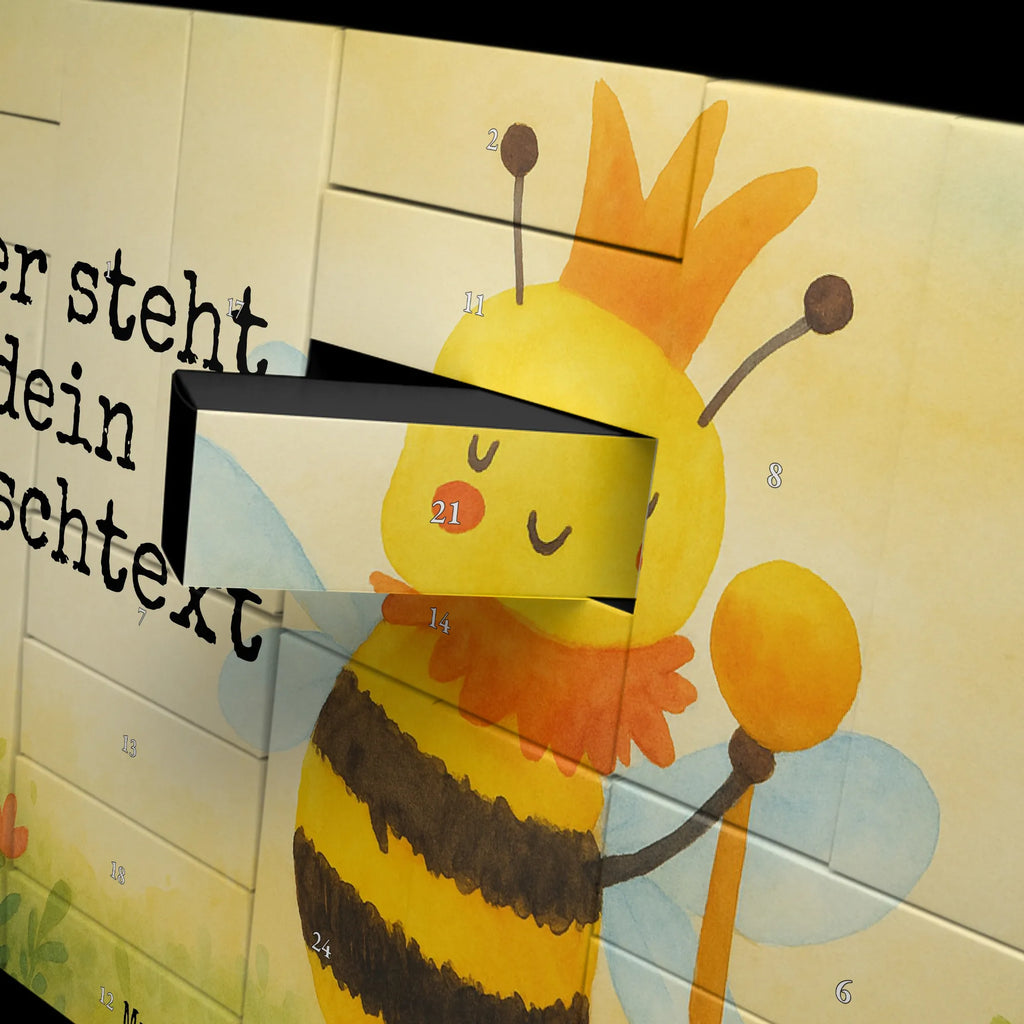 Personalisierter Befüllbarer Adventskalender Biene König Design Adventskalender Zum Selbst Befüllen, Befüllbarer Adventskalender, Biene, Wespe, Hummel