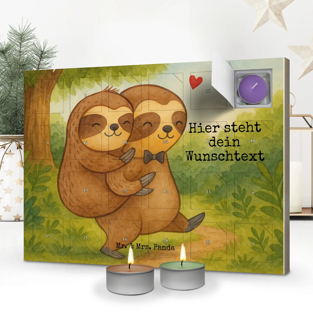 Personalisierter Duftkerzen Adventskalender Faultier Papa Design Personalisierter Duftkerzen Adventskalender, Vatertag Geschenk, Papa Geschenke, Vater Geburtstag, Vatertag, Papi Geschenk, Vater Geschenk, Papa Geschenk