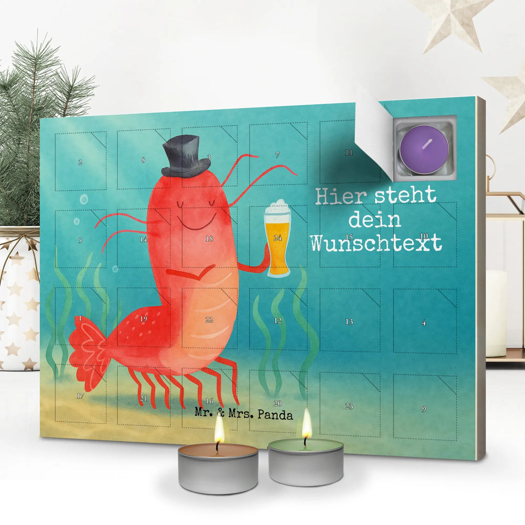 Personalisierter Duftkerzen Adventskalender Hummer Weizen Design Personalisierter Duftkerzen Adventskalender, Meer, Urlaub, Meerestiere, Bierliebhaber, Garnele, Wirtschaft, Männerhaushalt, Garnelen, Kochen, Junggeselle, Junggesellin, Gasthaus, Bier, Kneipe