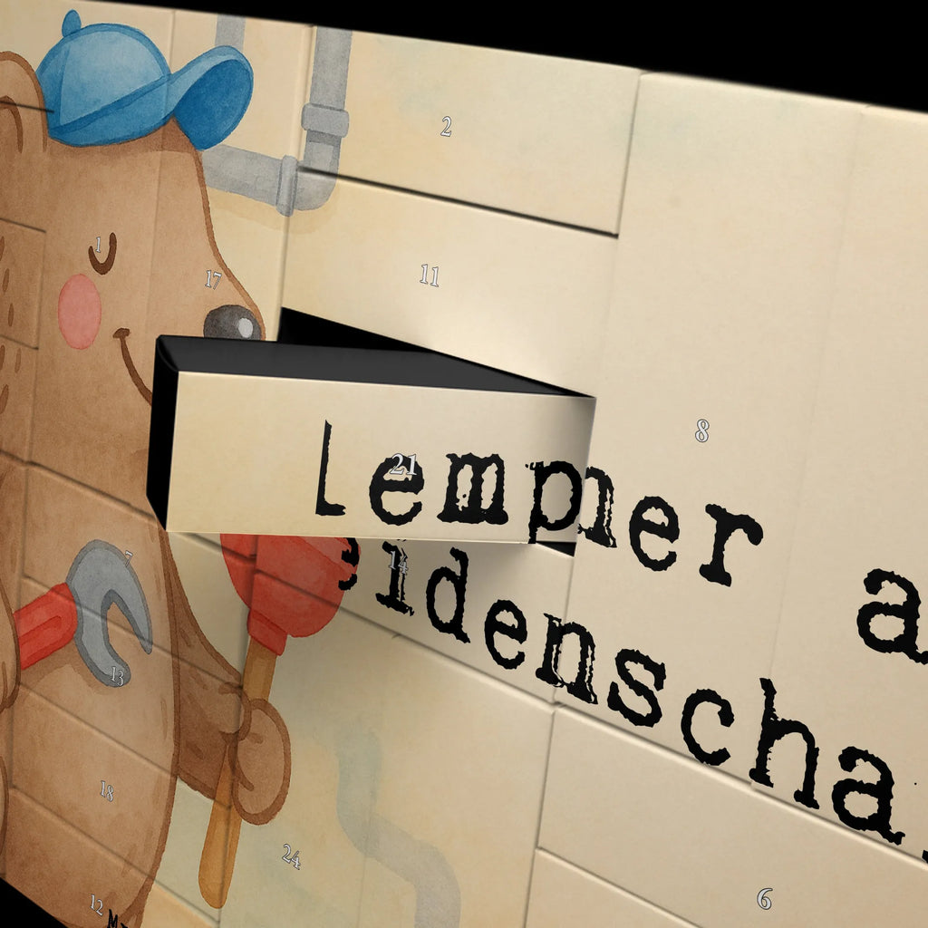 Fillable advent calendar Plumber Passion Design Advent calendar 2020, self filling, Advent calendar women, Advent calendar men, Advent calendar, gift, gift idea, best, farewell gift, passing exam, anniversary, retirement, promotion, job start, sayings, funny, profession