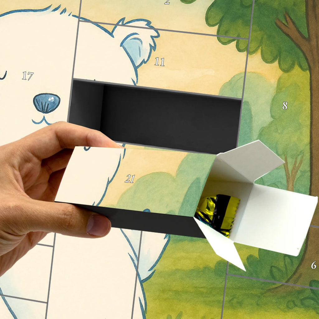 Fillable advent calendar Icebear Lazy Design Advent calendar 2020, Advent calendar women, self filling, Advent calendar men, Advent calendar, bear, teddy, teddy bear, cuddly toy, work, lazy, relaxing, workplace, office job, office, home office, Polar bear, North Pole