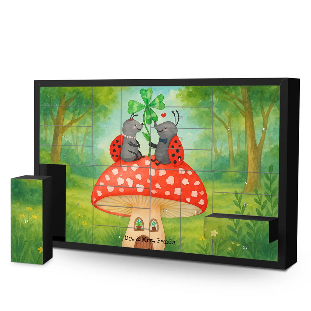 Fillable advent calendar ladybug toadstool Design self filling, Advent calendar, Advent calendar 2020, Advent calendar women, Advent calendar men, small animals, cute, funny, cute animal motives, hand drawn, small world, funny sayings, good mood, happy, gifts, gift ideas, special gifts, animal lover, card, toadstool, house, at home, flat, ladybird, house of fleshy fungi