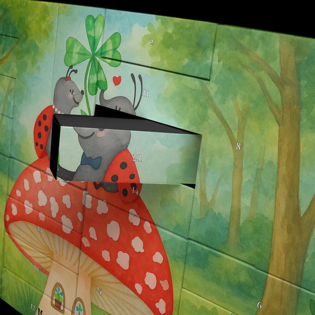 Fillable advent calendar ladybug toadstool Design self filling, Advent calendar, Advent calendar 2020, Advent calendar women, Advent calendar men, small animals, cute, funny, cute animal motives, hand drawn, small world, funny sayings, good mood, happy, gifts, gift ideas, special gifts, animal lover, card, toadstool, house, at home, flat, ladybird, house of fleshy fungi