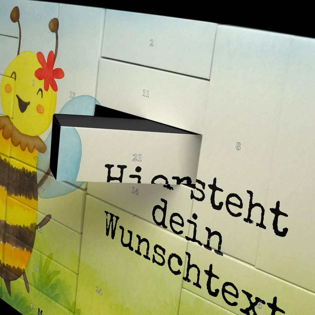 Personalisierter Befüllbarer Adventskalender Biene Happy Design Adventskalender Zum Selbst Befüllen, Befüllbarer Adventskalender, Biene, Wespe, Hummel