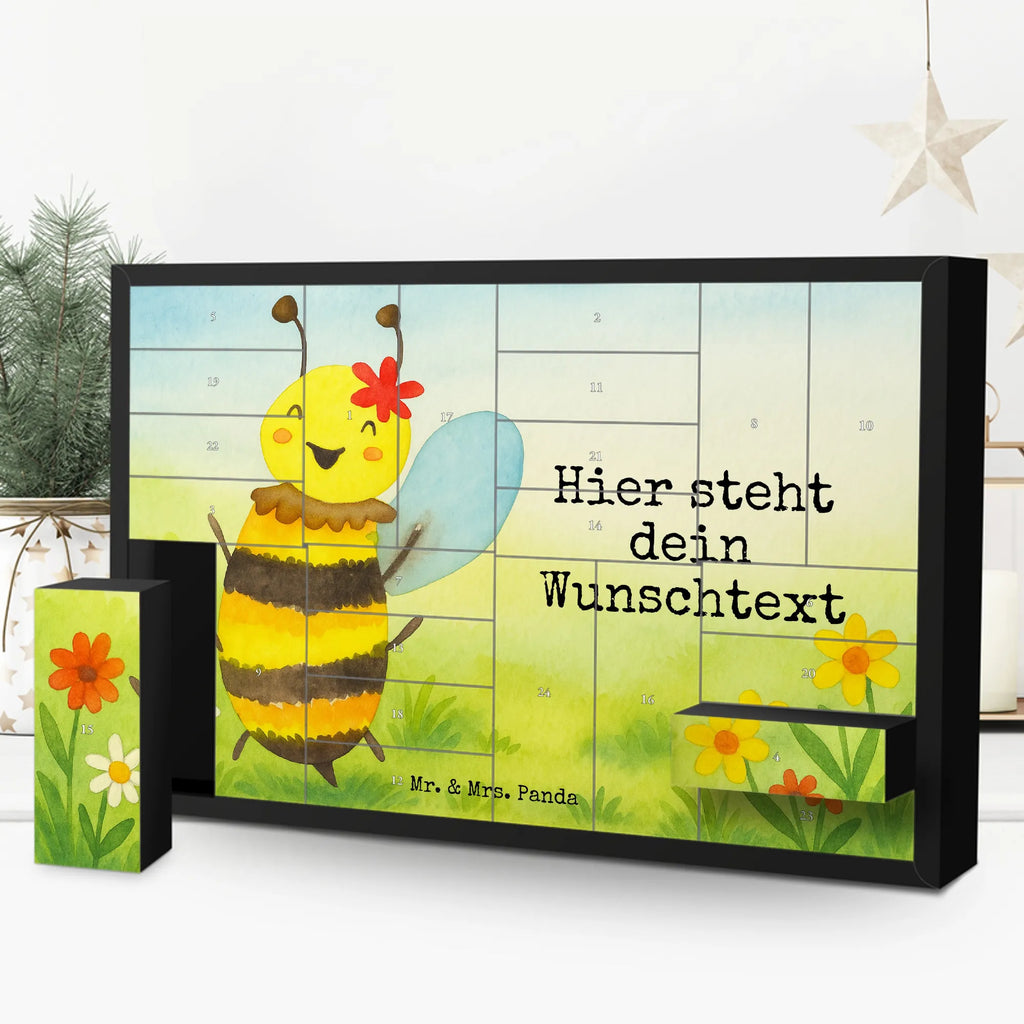 Personalisierter Befüllbarer Adventskalender Biene Happy Design Adventskalender Zum Selbst Befüllen, Befüllbarer Adventskalender, Biene, Wespe, Hummel