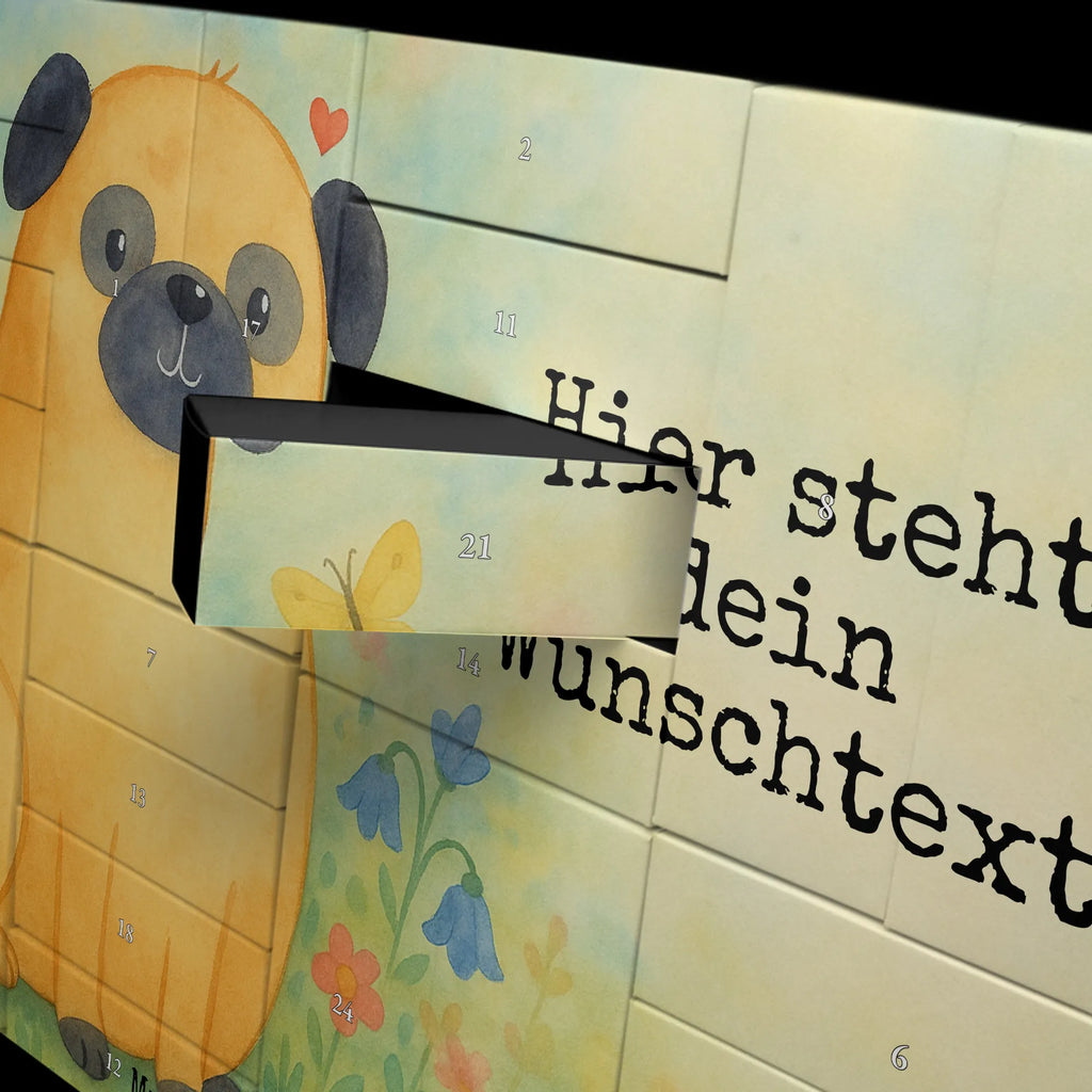 Personalisierter Befüllbarer Adventskalender Mops Design Adventskalender Zum Selbst Befüllen, Befüllbarer Adventskalender, Sprüche, Hund, Hunderasse, Hundebesitzer, Hundemotiv, Haustier, Tierliebhaber, Mops, Liebe, Hundeliebe