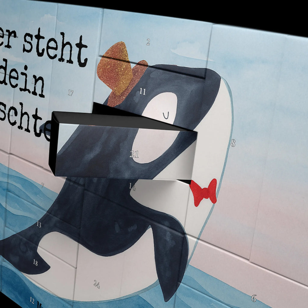 Personalisierter Befüllbarer Adventskalender Orca Zylinder Design Adventskalender Zum Selbst Befüllen, Befüllbarer Adventskalender, Meer, Urlaub, Meerestiere, Feier, Geburtstag, Glitzer, Fest, Narwal, Glitter, Glückwunsch, Konfetti, Orca, Fete