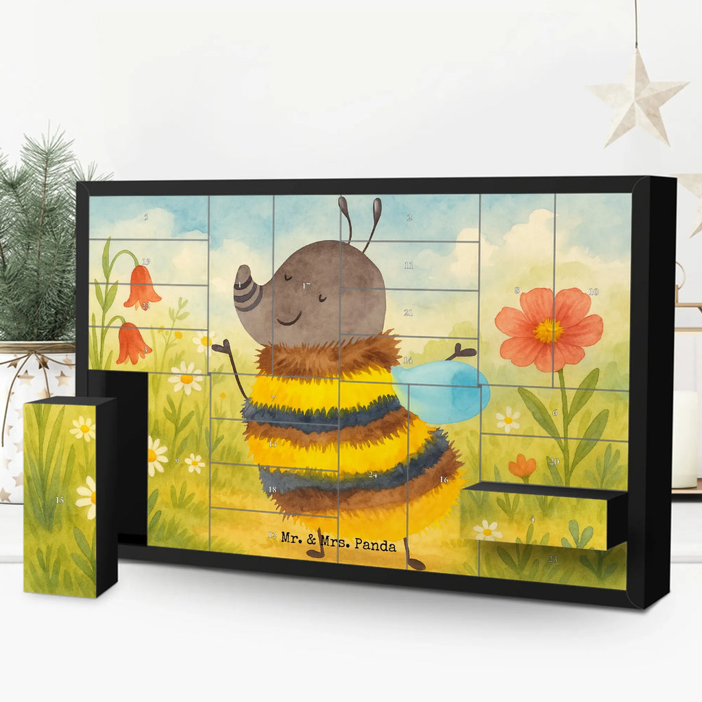 Fillable advent calendar bumblebee fluffy Design card, gift ideas, gifts, small animals, cute, cute animal motives, hand drawn, funny sayings, good mood, special gifts, animal lover, Flower, Nature, Fluffy, Bumblebee