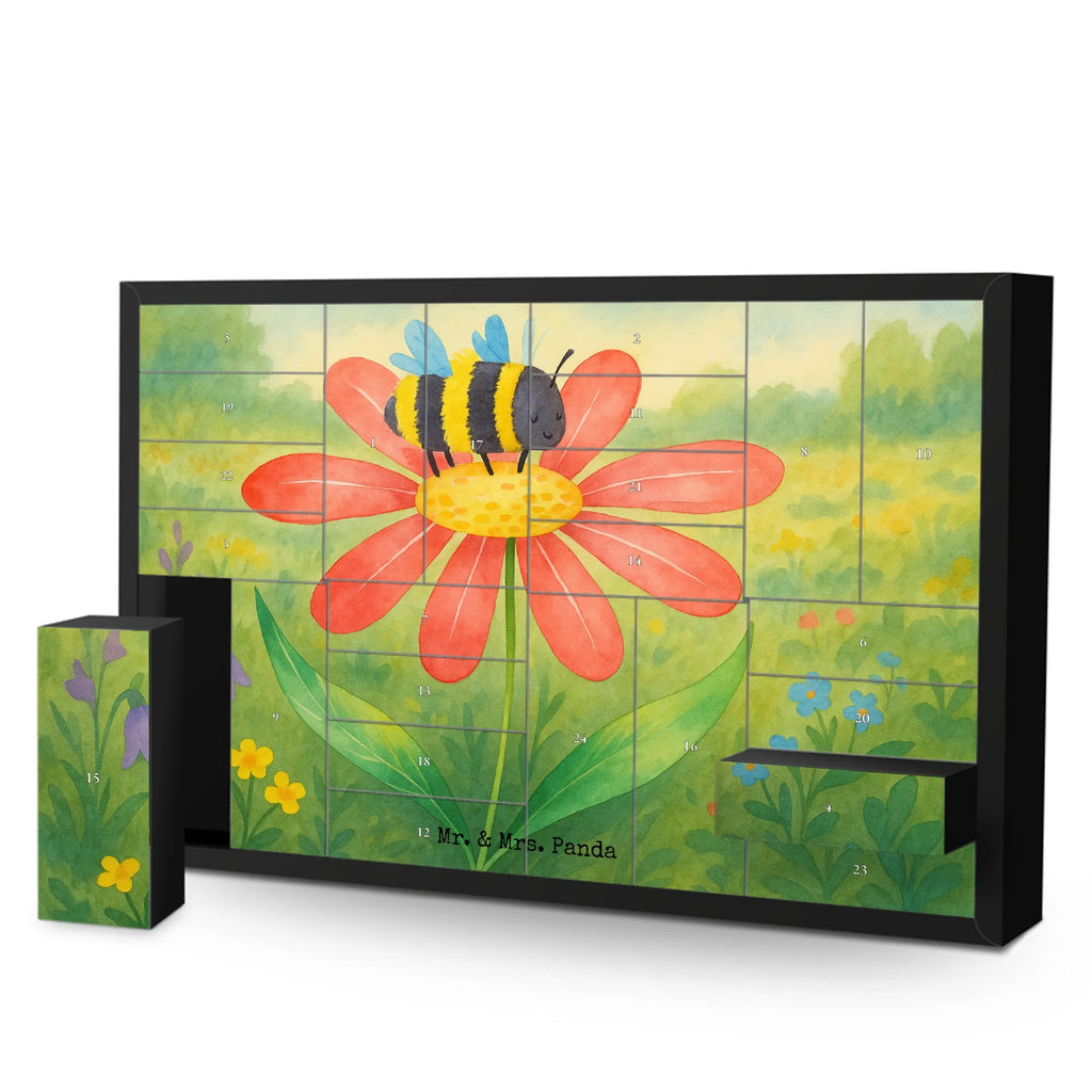 Fillable advent calendar bumblebee flower Design card, gift ideas, gifts, small animals, cute, cute animal motives, hand drawn, funny sayings, good mood, special gifts, animal lover, wasp, flower, fluffy, bumble bee, field, nature, bumblebees