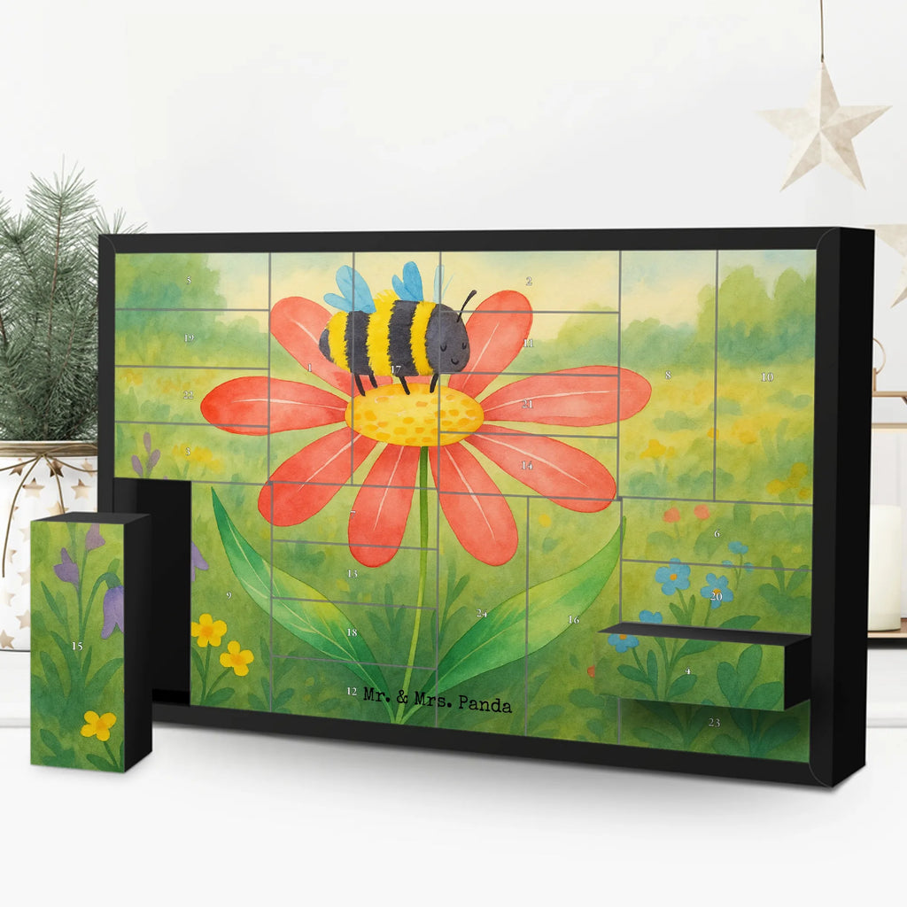 Fillable advent calendar bumblebee flower Design card, gift ideas, gifts, small animals, cute, cute animal motives, hand drawn, funny sayings, good mood, special gifts, animal lover, wasp, flower, fluffy, bumble bee, field, nature, bumblebees