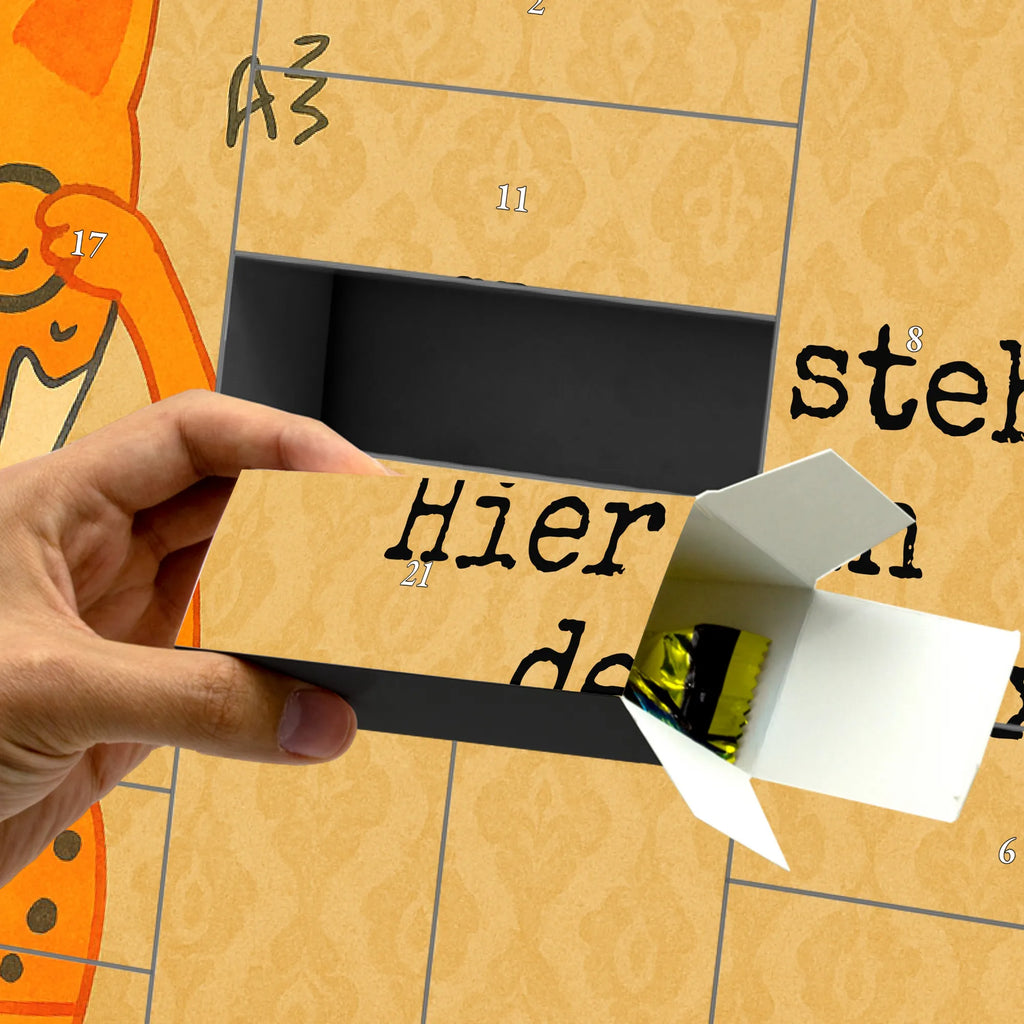 Personalisierter Befüllbarer Adventskalender Fuchs Lord Design Befüllbarer Adventskalender, Adventskalender Zum Selbst Befüllen, Fuchs, Füchse, Liebeskummer Geschenk, Motivation Spruch, Spruch Lustig, Tröstende Worte, Problemlösung