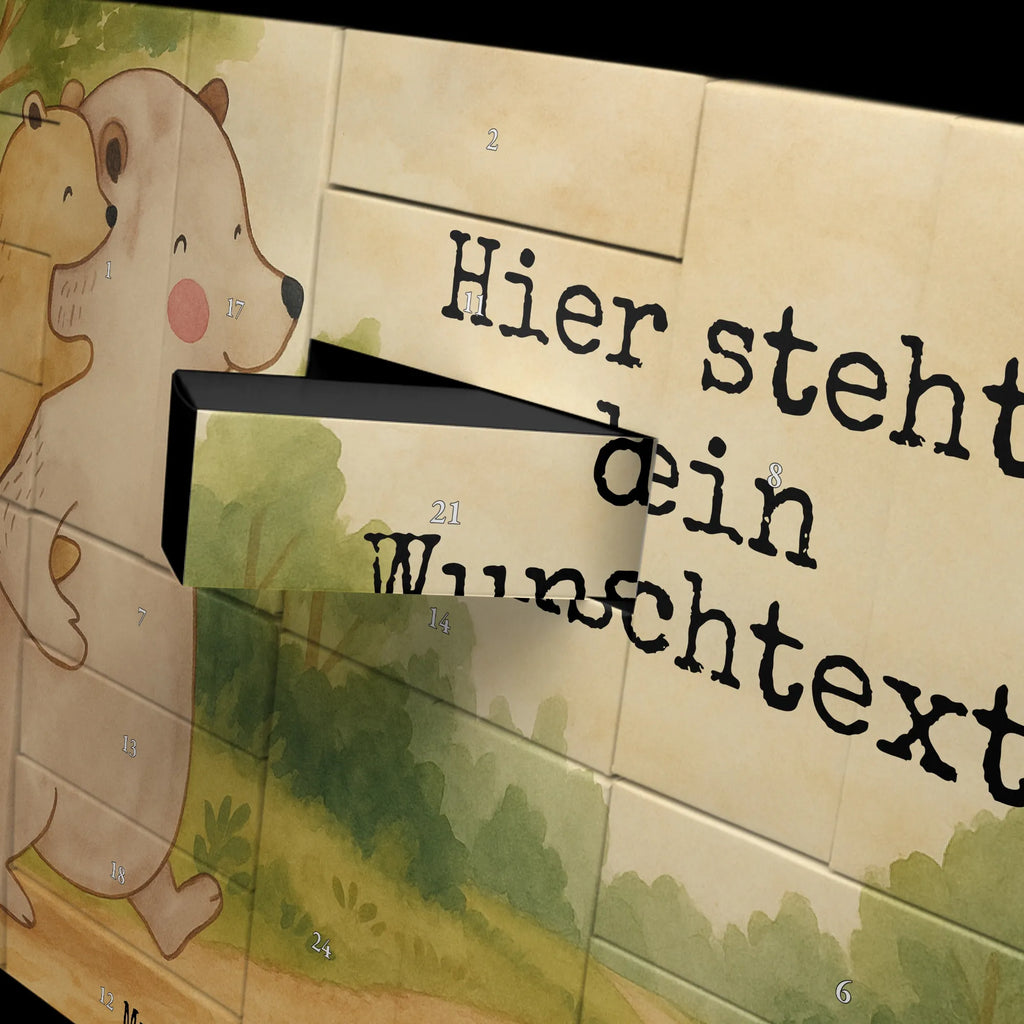 Personalisierter Befüllbarer Adventskalender Papa Bär Design Adventskalender Zum Selbst Befüllen, Befüllbarer Adventskalender, Muttertag, Vatertag, Mama, Papa, Oma, Opa, Familie, Schwester, Bruder, Geschenk, Geburtstag, Vati, Papi, Vater, Onkel