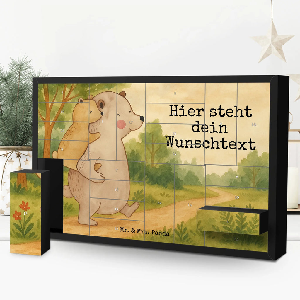 Personalisierter Befüllbarer Adventskalender Papa Bär Design Adventskalender Zum Selbst Befüllen, Befüllbarer Adventskalender, Muttertag, Vatertag, Mama, Papa, Oma, Opa, Familie, Schwester, Bruder, Geschenk, Geburtstag, Vati, Papi, Vater, Onkel