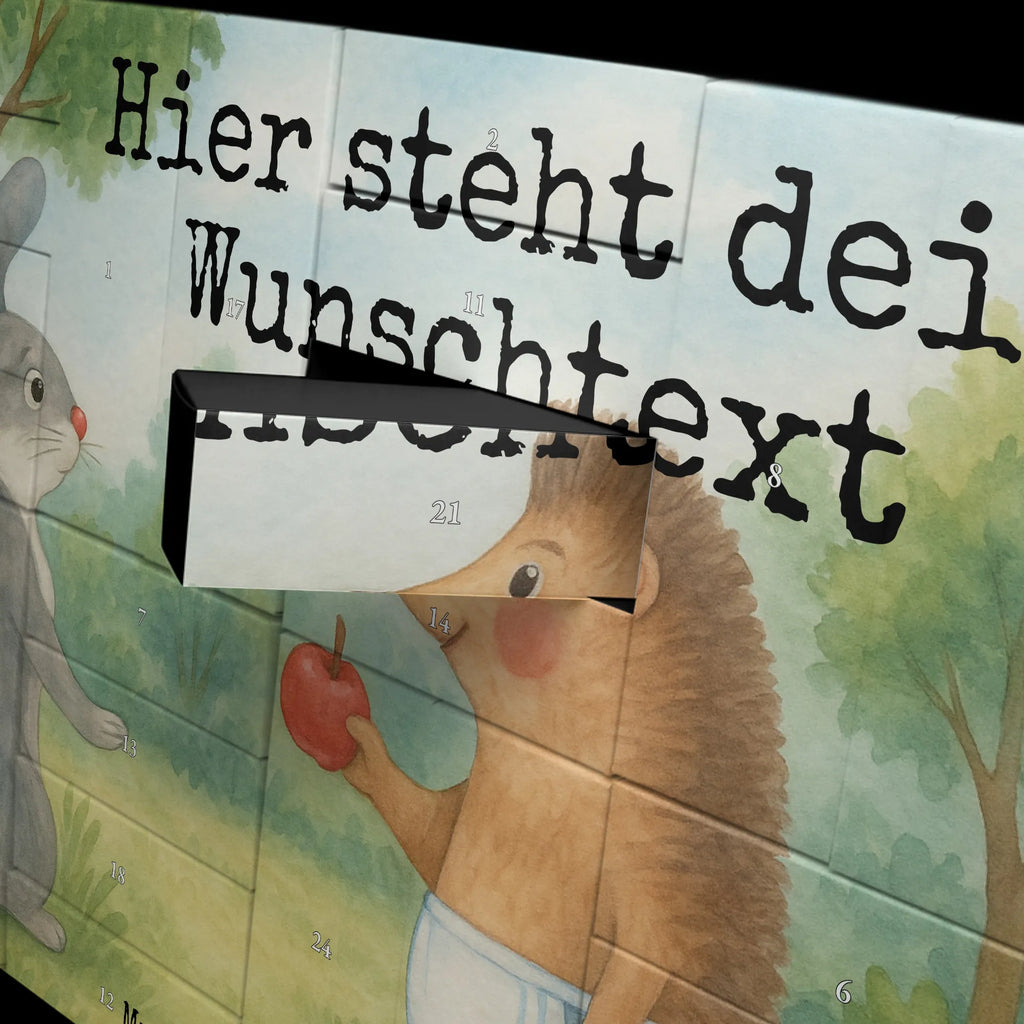 Personalisierter Befüllbarer Adventskalender Hase Igel Design Befüllbarer Adventskalender, Adventskalender Zum Selbst Befüllen, Lustige Sprüche, Tiere, Tiermotive, Gute Laune, Trennungsschmerz, Liebe Spruch, Herzschmerz, Igel, Trösten, Liebeskummer Geschenk, Spruch Romantisch, Igel und Hase, Hase