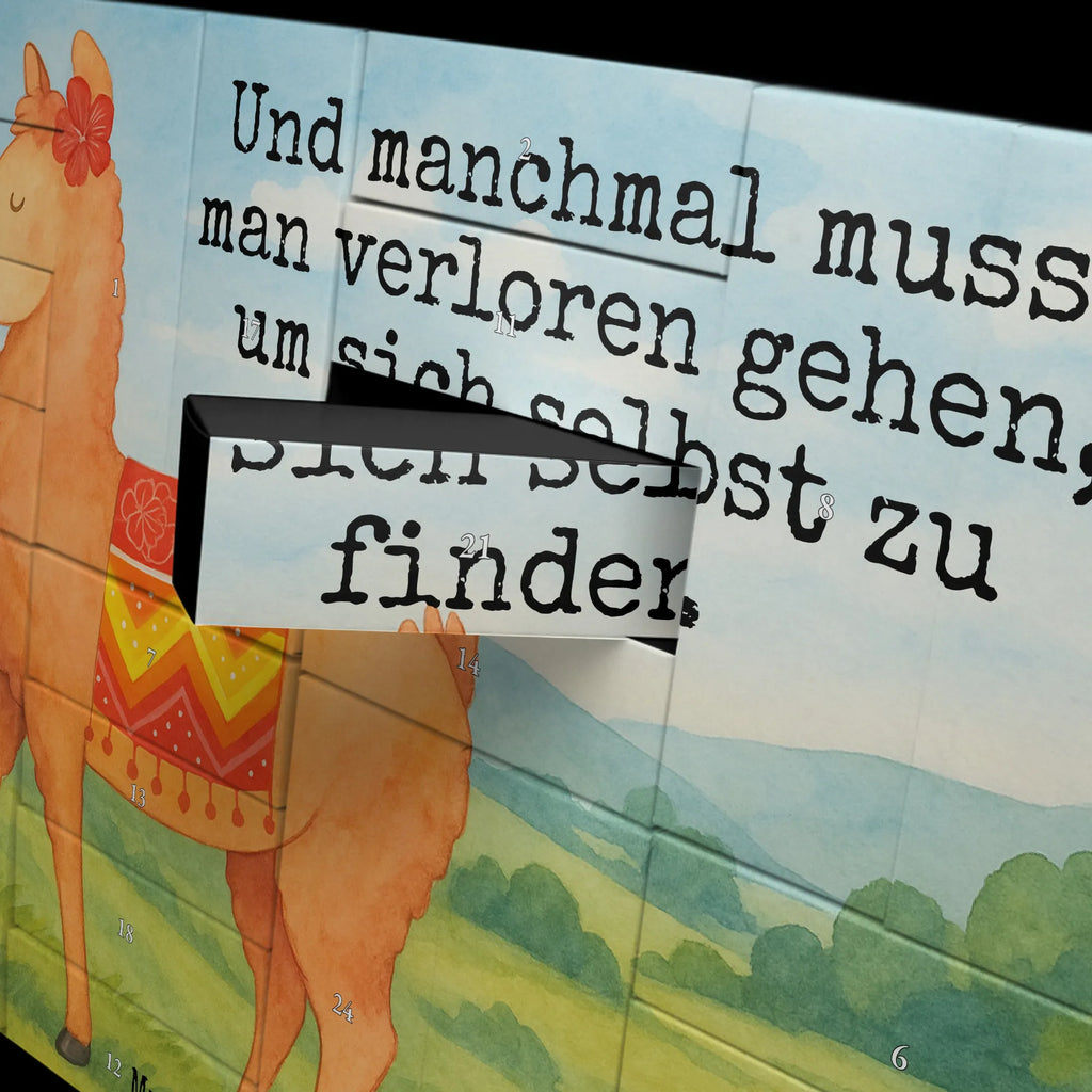 Fillable advent calendar alpaca Proud Design alpaca, animal, llama, pako, camel, Peru, favourite animal