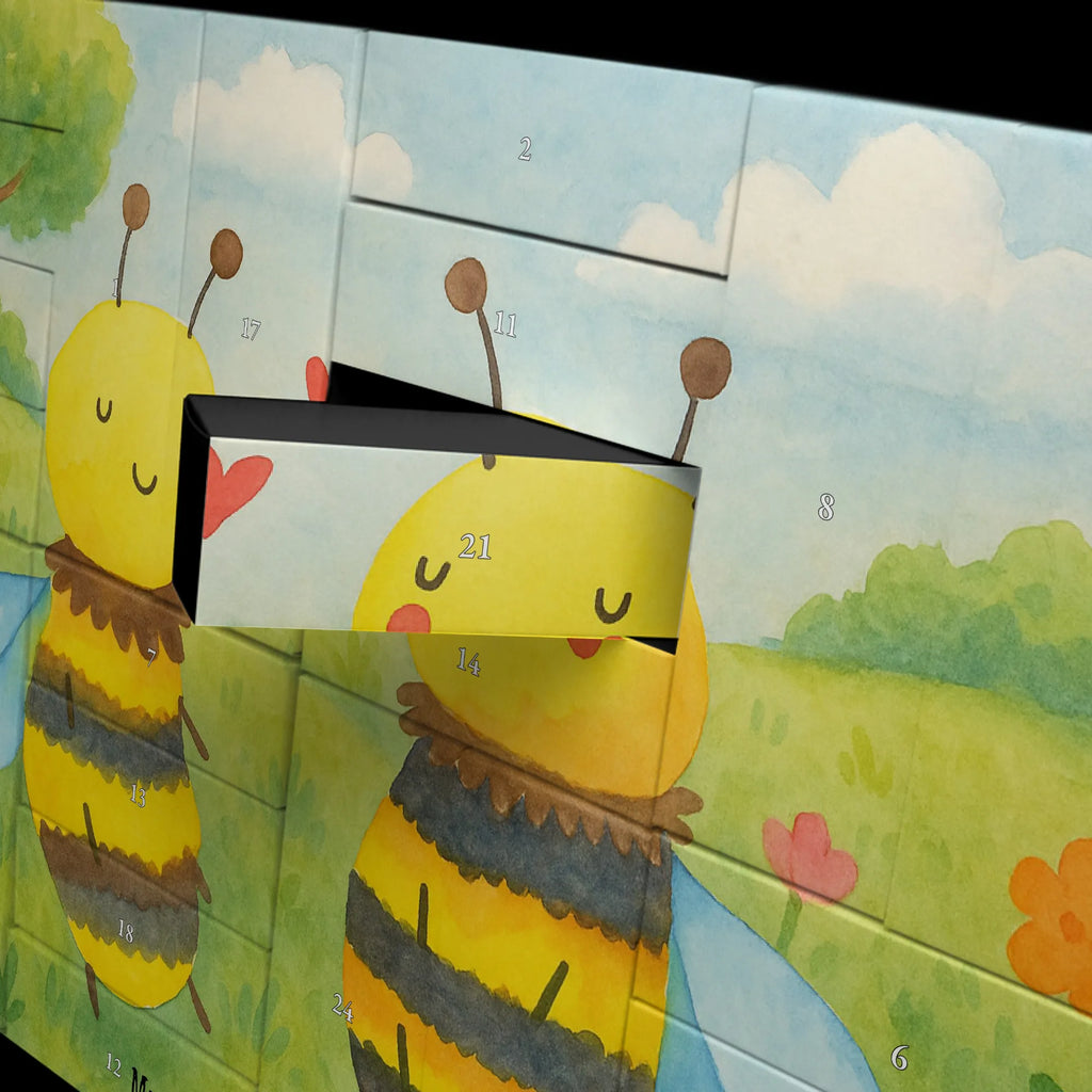 Fillable advent calendar bee In love Design wasp, bumblebee