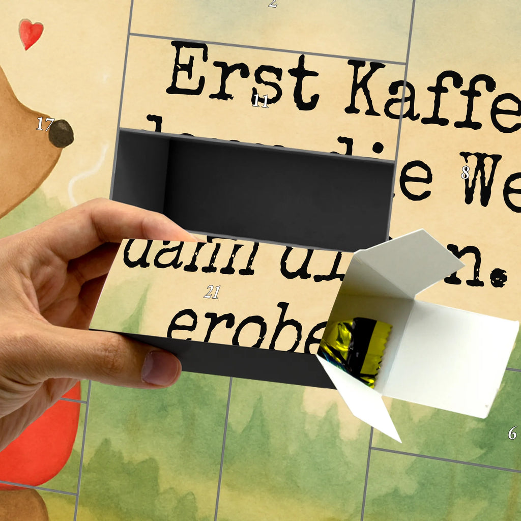 Fillable advent calendar bear Coffee Design Advent calendar men, Advent calendar 2020, self filling, Advent calendar women, Advent calendar, bear, teddy, teddy bear, cuddly toy, motivation, morning routine, good morning, coffee, save the world, bears, conquer the world