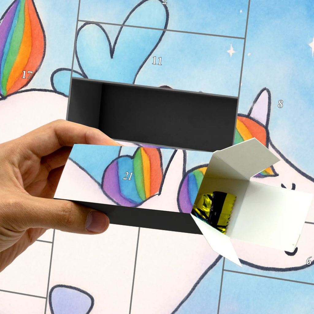 Fillable advent calendar unicorn Pegasus Design growing up, rainbow, unicorn love, saying fun, pegasus, playing, reality
