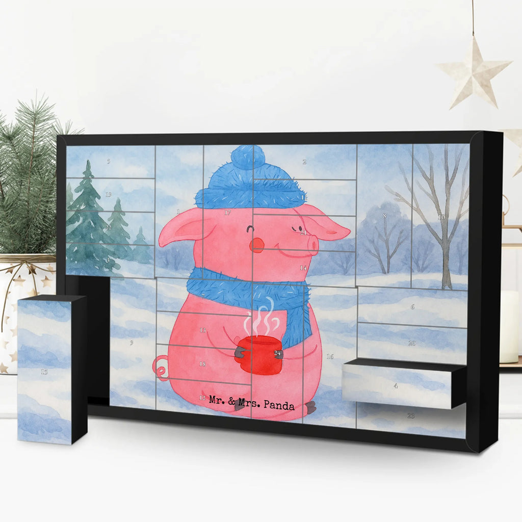 Fillable advent calendar piggy Mulled wine Design Christmas time, snow, saying, Christmas market, mulled wine, drunk