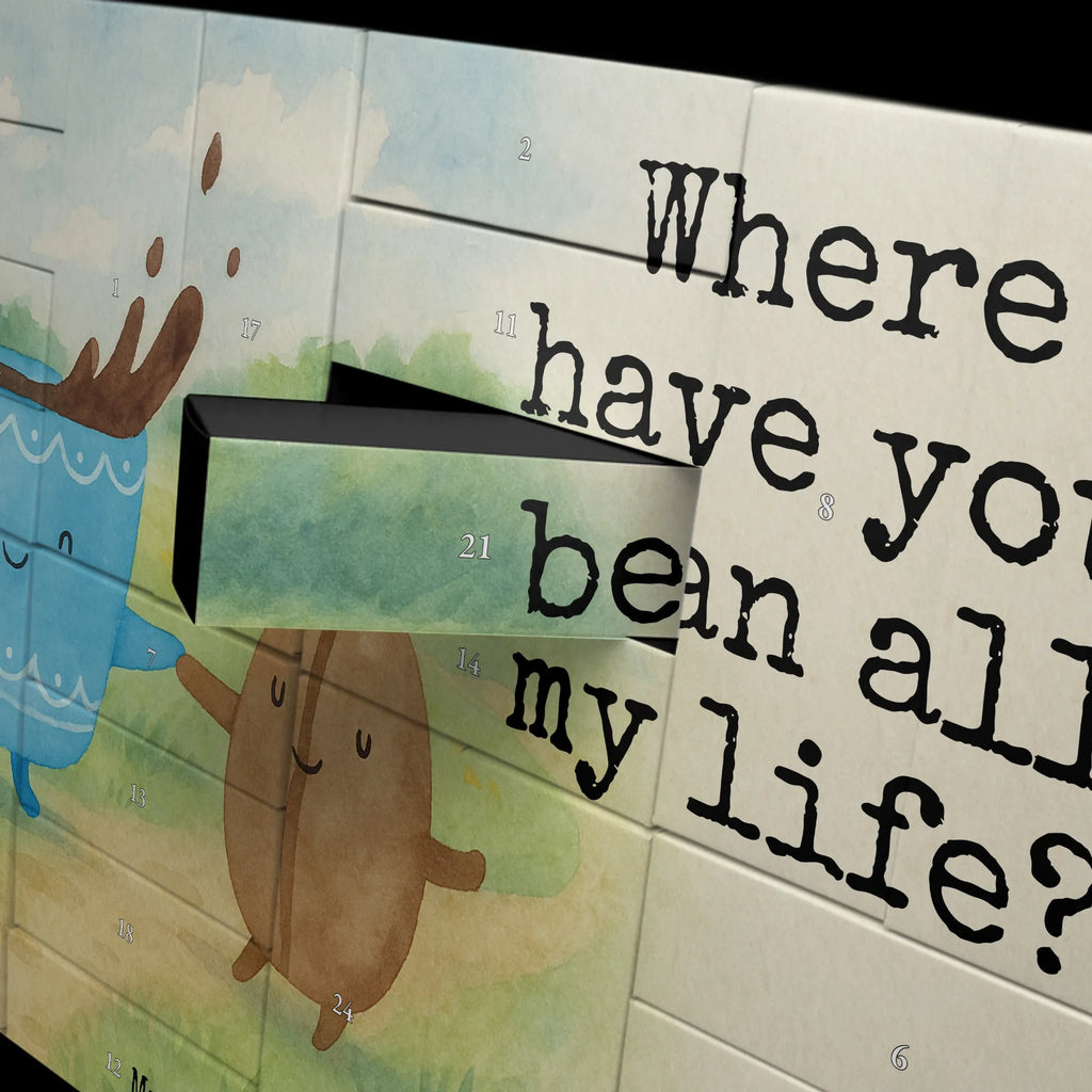 Fillable advent calendar Coffee Bean Design card, gift ideas, gifts, small animals, cute, cute animal motives, hand drawn, funny sayings, good mood, special gifts, animal lover, coffee bean, satisfaction, pleasure