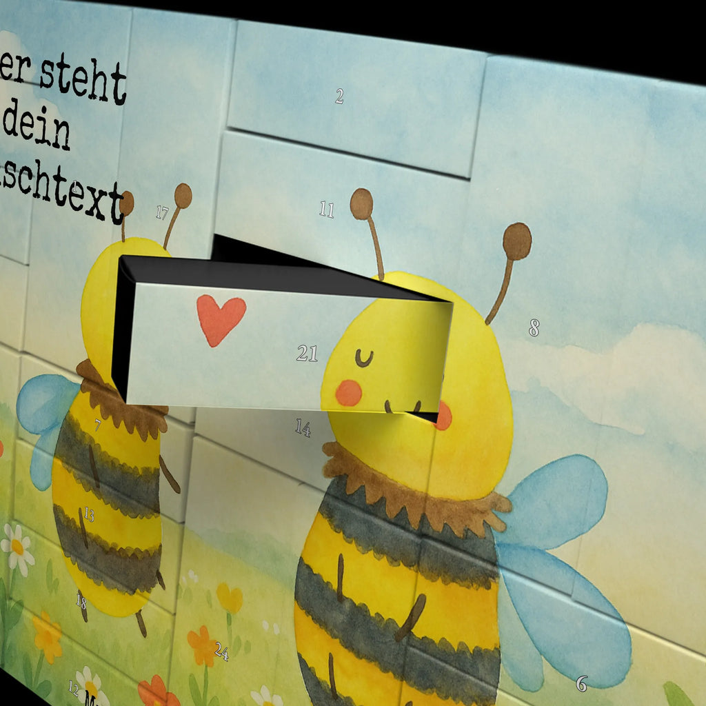 Personalisierter Befüllbarer Adventskalender Biene Verliebt Design Befüllbarer Adventskalender, Adventskalender Zum Selbst Befüllen, Biene, Wespe, Hummel