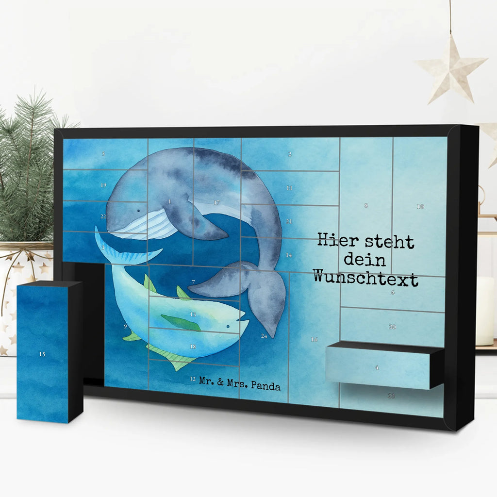 Personalisierter Befüllbarer Adventskalender Walfisch Thunfisch Design Befüllbarer Adventskalender, Adventskalender Zum Selbst Befüllen, Lustige Sprüche, Tiere, Tiermotive, Gute Laune, Flachwitz, Wahl, Wortwitz Lustig, Witz, Flachwitz Geschenk, Tunfisch, Wal, Spruch Des Tages, Spruch Lustig