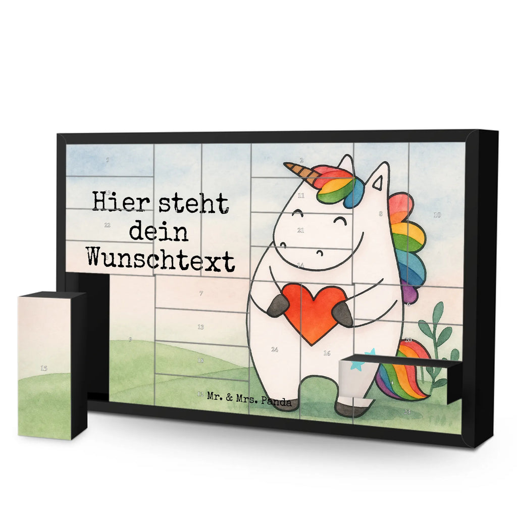 Personalisierter Befüllbarer Adventskalender Einhorn Herz Design Befüllbarer Adventskalender, Adventskalender Zum Selbst Befüllen, Unicorn, Einhorn, Einhörner, Einhorn Deko, Schlimm, Witzig, Freundin, Herz, Lustig, böse, Bunt, Anders