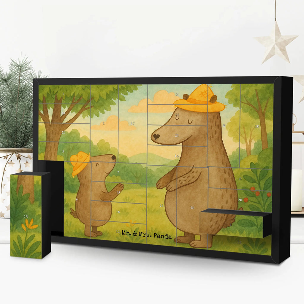 Fillable advent calendar Bears with hats Design Father's Day, Mother's Day, role model, child, father's day, father-son, favourite person, son, father, sons, children