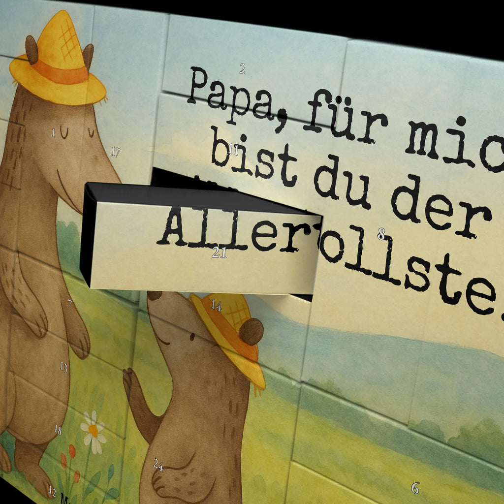 Fillable advent calendar Bears with hats Design Father's Day, Mother's Day, role model, child, father's day, father-son, favourite person, son, father, sons, children