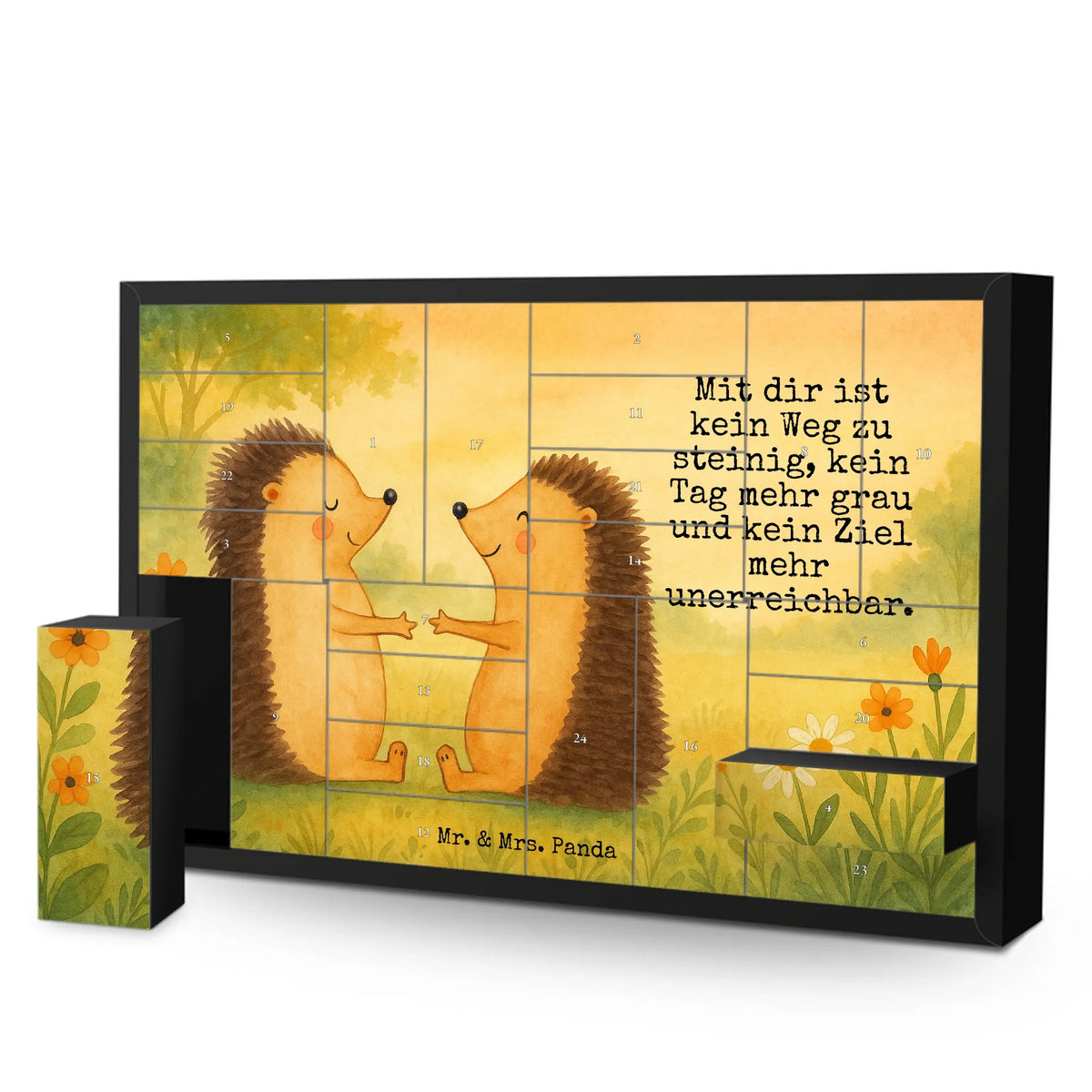 Fillable advent calendar Hedgehogs in love Design Loving, Two, Together, Marriage, Proposal of marriage, Love gift, gift for her, gift for him, anniversary gift, Engaged, Married, Anniversary, Wedding, Proof of love, Girlfriend, Wedding anniversary, In love, Gift, Friend