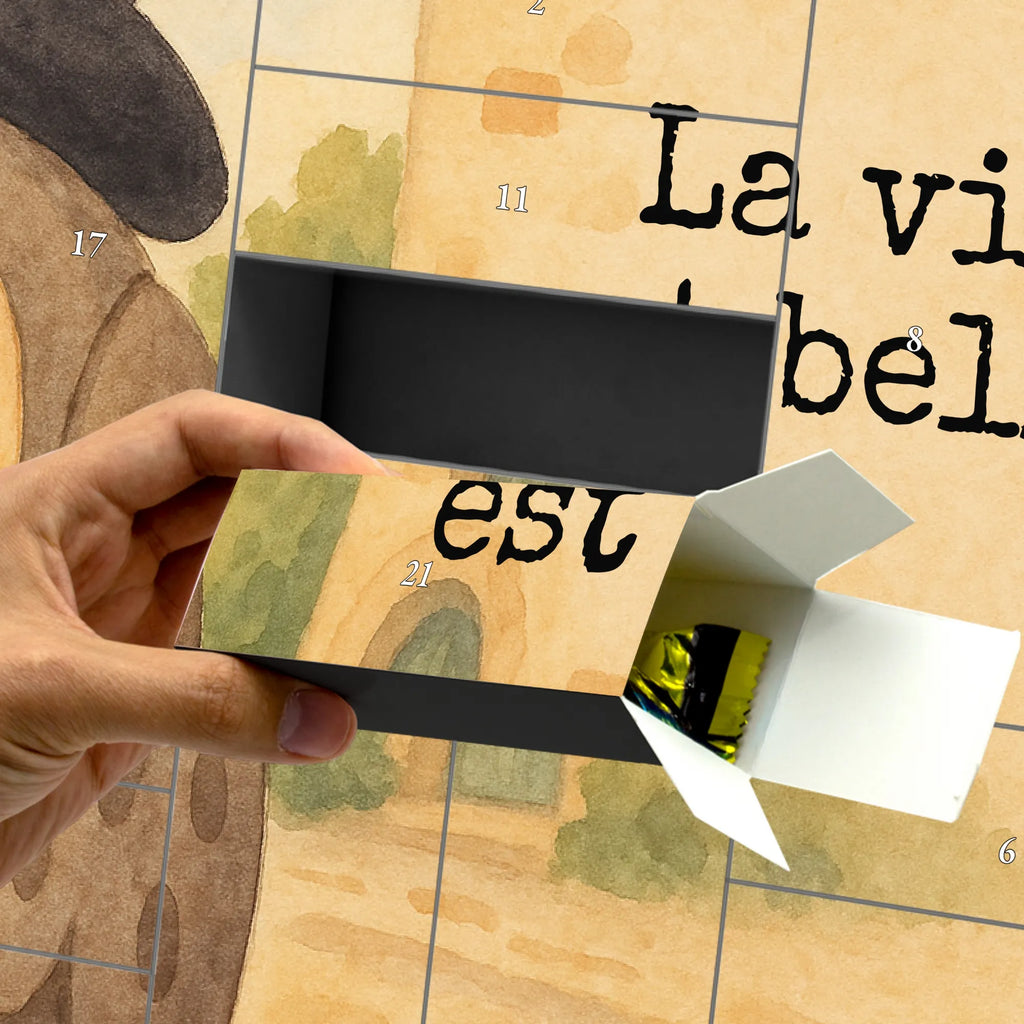 Fillable advent calendar Owl France Design gift ideas, birthday present, forest animal, bird, nocturnal, illustrated, romantic gift, owl decor, Life is beautiful, Say beautiful, Owls, France, Owl decoration, Say French